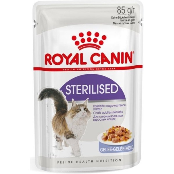 Royal Canin Sterilised In Gelatina - Cibo Umido Per Gatti 85 Gr-image