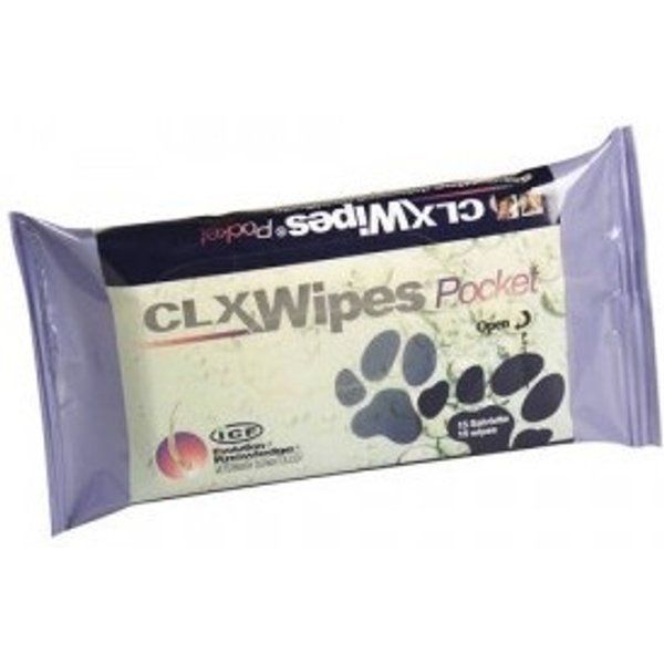 I.C.F. Clx Wipes Pocket - 20 Salviette Igienizzanti Per Cani E Gatti-image