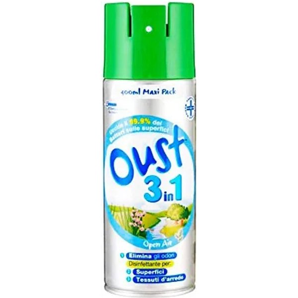 Oust 3 In 1 - Deodorante Elimina Odori Per Ambienti In Spray Per Superfici E Tessuti D'arredo 400 Ml-image