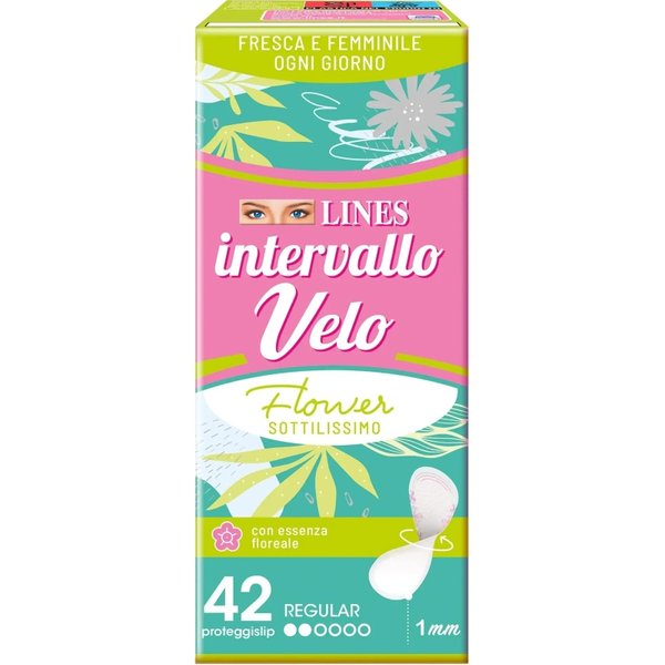 Lines Intervallo Velo - 42 Proteggislip Ipoallergenici Profumati-image