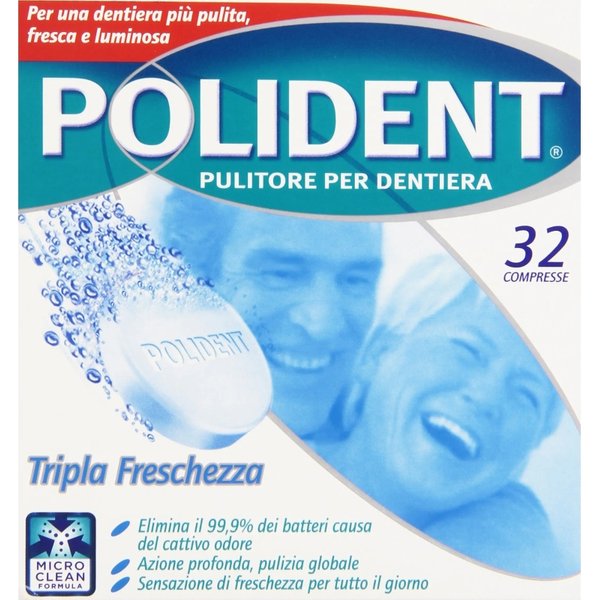 Polident Intensa Freschezza - 36 Compresse Per La Pulizia Di Protesi Dentarie-image