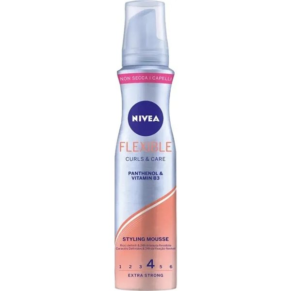 Nivea Flexible Curl - Mousse Per Capelli Modella Ricci 150 Ml-image