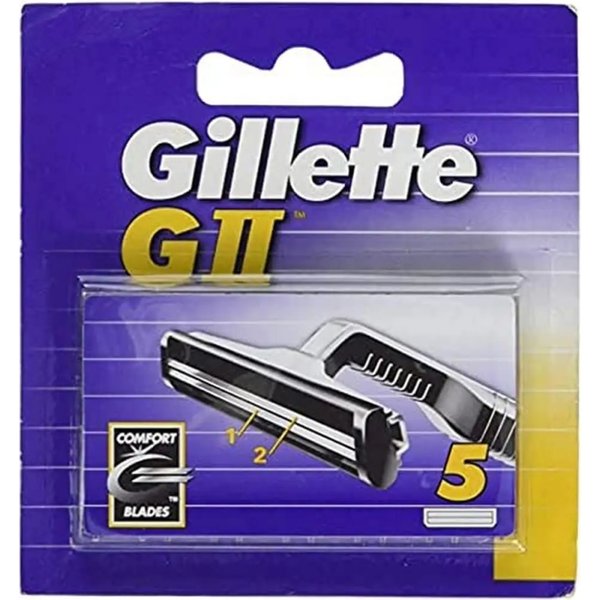 Gillette Lame Di Ricambio Per Rasoio Gii - 5 Lamette-image
