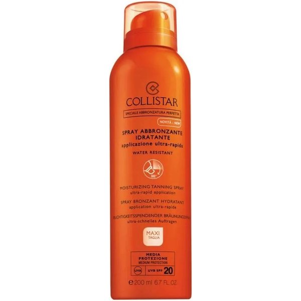 Collistar Crema Solare 20 SPF Spray Idratante Speciale Abbronzatura Perfetta Protezione Media 200 Ml-image