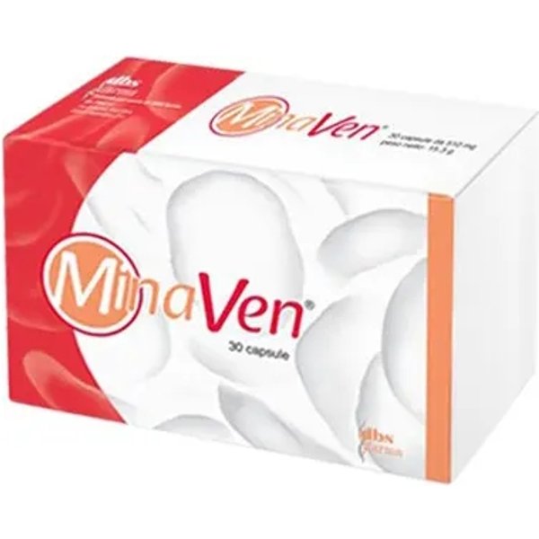 Minaven 30 Capsule - Integratore Per Il Trofismo Del Microcircolo E Per Le Emorroidi-image