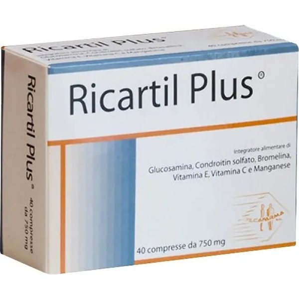 Ricartil Plus 40 Compresse - Integratore Per Le Cartilagini-image