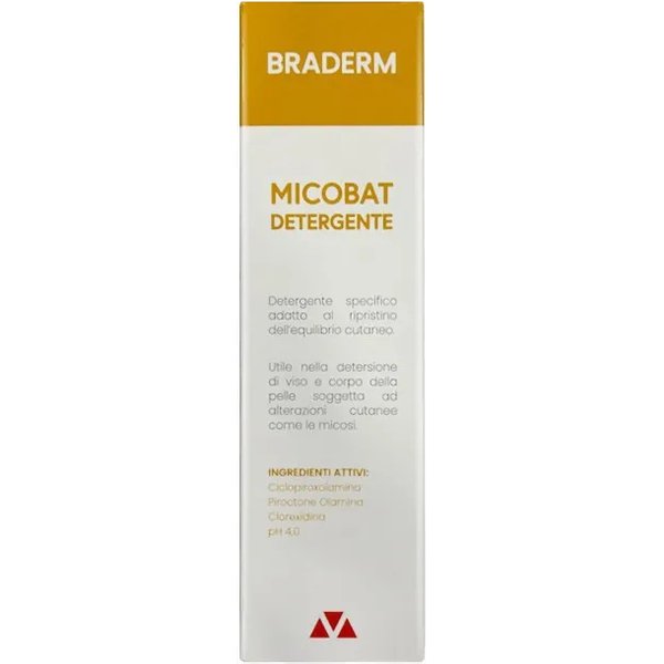 Micobat - Detergente per le alterazioni cutanee come le micosi 200 Ml-image