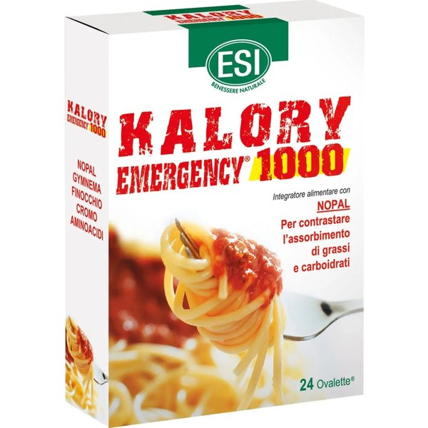 Esi Kalory Emergency 1000 - Integratore Per Il Controllo Del Peso 24 Ovalette-image