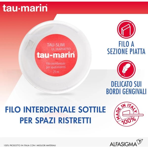 TAU-MARIN Filo Interdentale Cerato Tau Slim 25 Mt-image