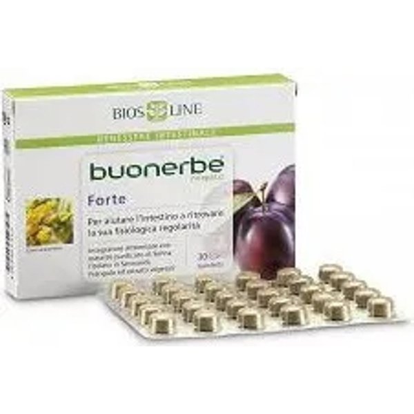 Buonerbe Regola Forte 30 Tavolette - Integratore Per Il Transito Intestinale, Stipsi-image