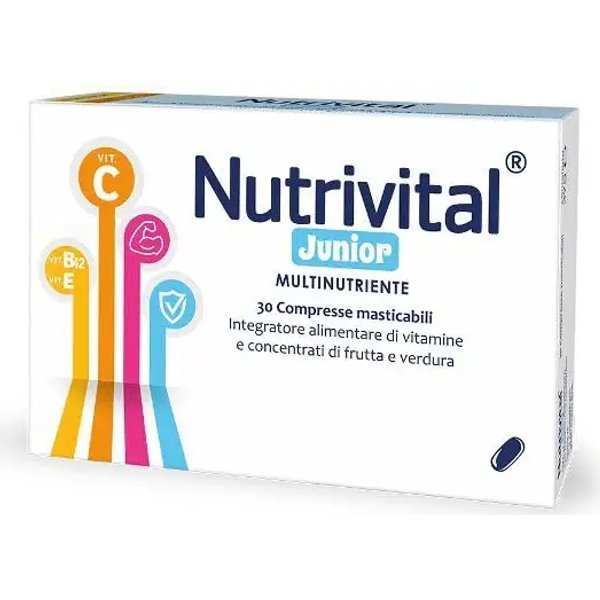 Nutrivital Junior 30 Compresse - Integratore Di Frutta E Verdura Concentrati-image
