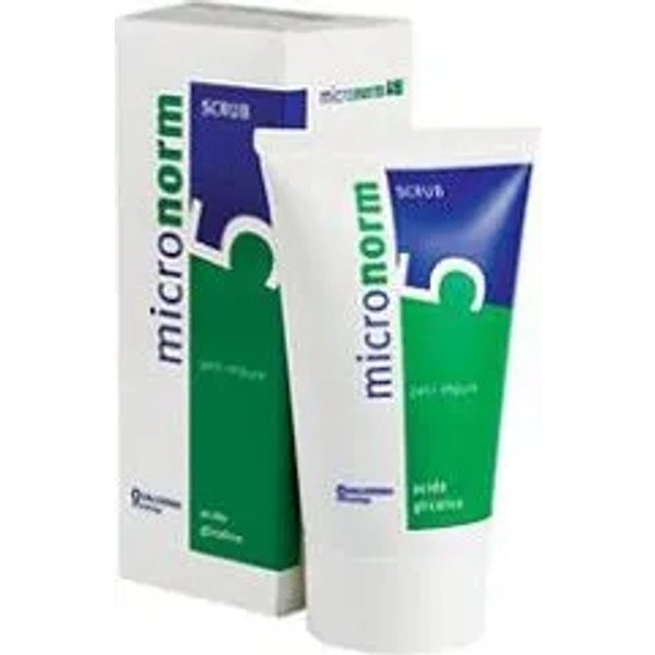 Detergente Viso Con Azione Scrub Per Pelli Grasse Micronorm Scrub 5 Peeling 75 Ml-image