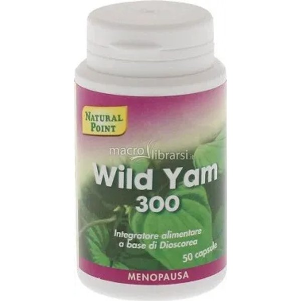 Wild Yam 300 20% 50 Capsule - Integratore Alimentare Per la Menopausa-image