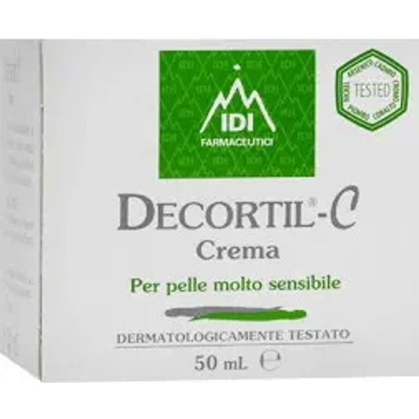 Decortil C - Crema Idratante Lenitiva Per Il Viso E Corpo Per Pelli Sensibili 50 Ml-image