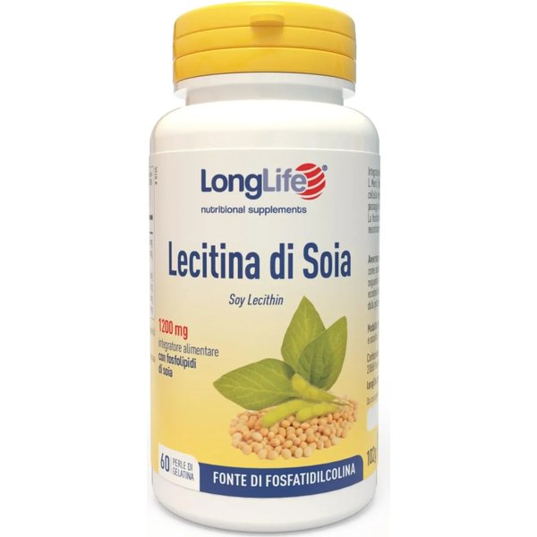Integratore Alimentare Per Il Controllo Del Colesterolo E Dei Trigliceridi Lecitina Soia 60 Perle-image