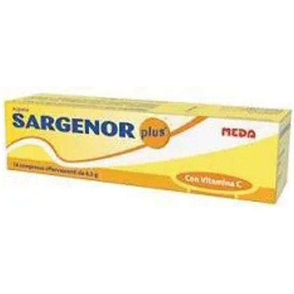 Sargenor Plus 14 Compresse Gusto Limone - Integratore Di Arginina E Vitamina C-image
