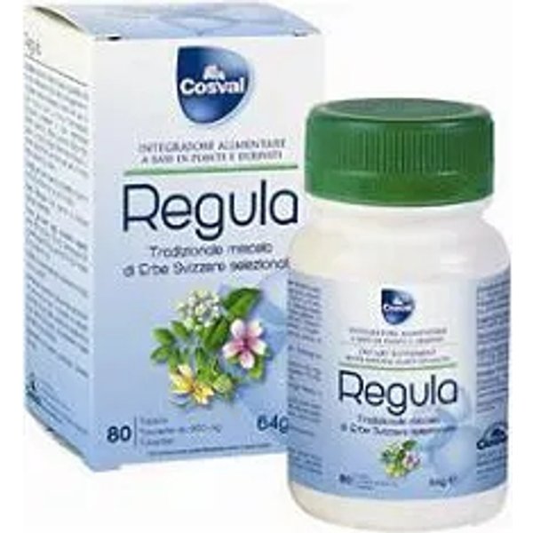 Regula Miscela Erbe Svizzere 80 Tavolette - Integratore Per La Regolarità Intestinale-image