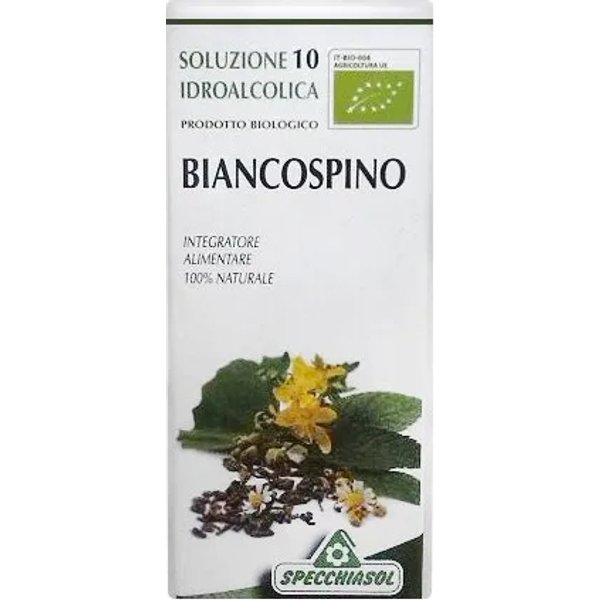 Biancospino 10 Soluzione Idroalcolica 50 ml - Integratore per il rilassamento-image
