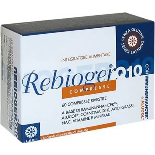 Rebioger Q10 60 Compresse - Integratore Antiossidante Dei Tessuti Cellulari-image