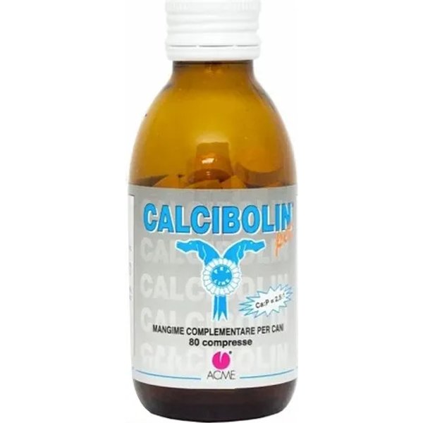Acme Integratore Premiscela Per Cani E Gatti Calcibolinpet 80 Compresse-image
