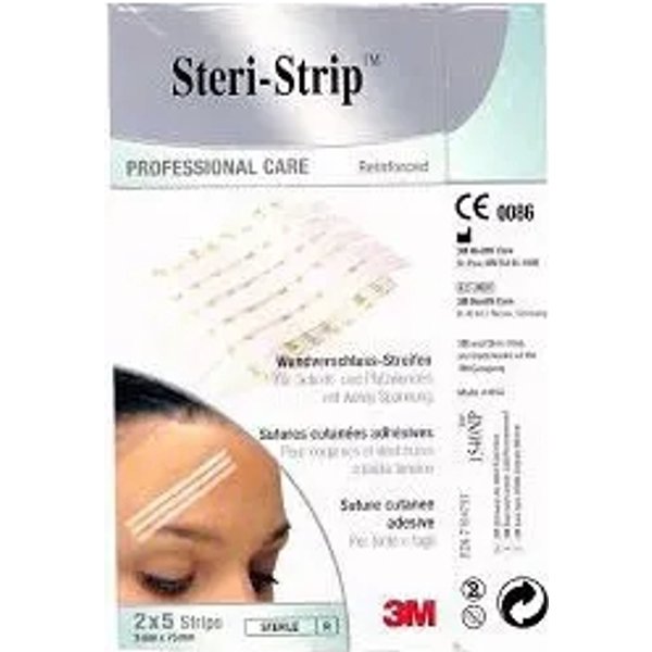 3M Italia 3M Cerotti Per Sutura A Striscia Steri-Strip - 10 Cerotti 6 X 100 Mm-image