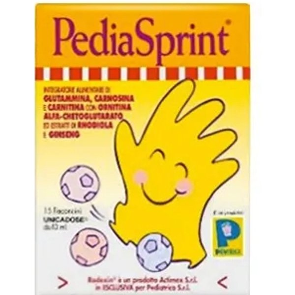 Pediasprint 15 Flaconcini 10 Ml - Integratore Per Bambini Tonico Ricostituente-image