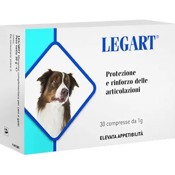 Aurora Biofarma Legart 30 Compresse - Mangime Per La Funzionalità Articolare Di Cani E Gatti-image