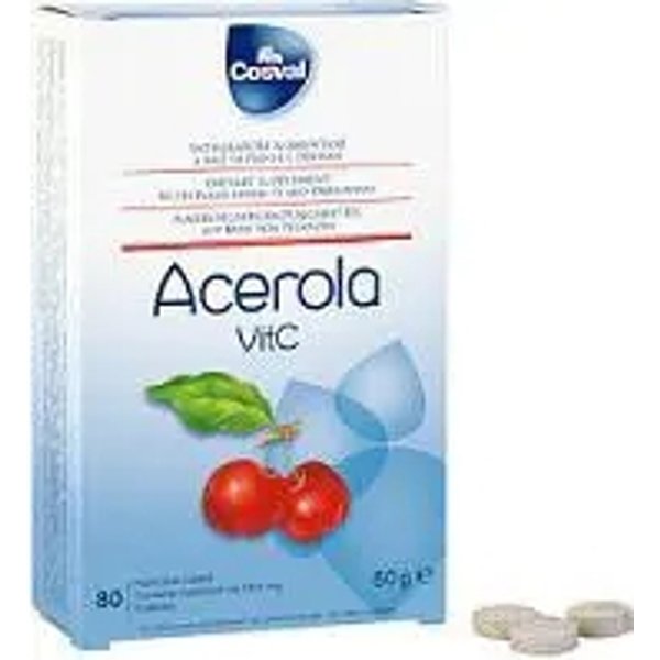 Acerola Vit C 80 Tavolette - Integratore Per Il Ripristino Delle Difese Immunitarie-image
