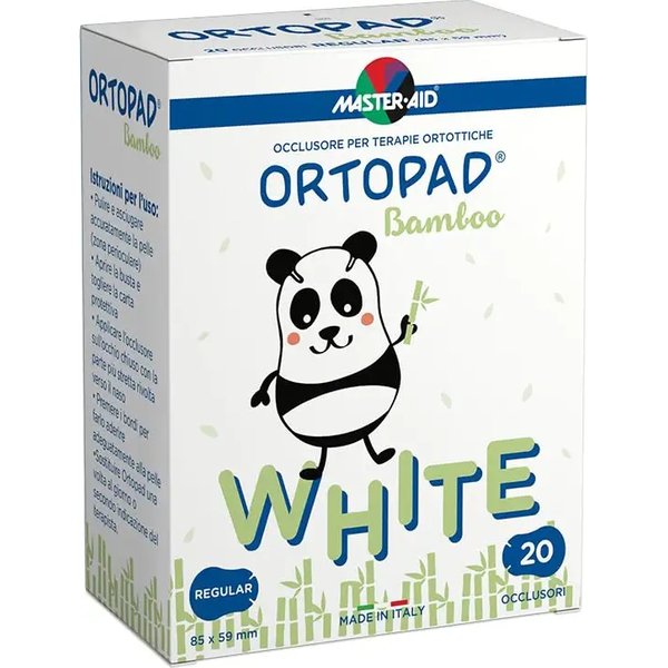 Ortopad Occlusore Autoadesivo Ortopad - 20 Cerotti Per Terapie Ortottiche Regular Bianco-image