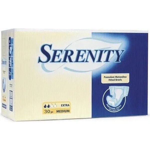 Pannolone Per Incontinenza Serenity Formato Extra Taglia Medium 30 Pezzi-image