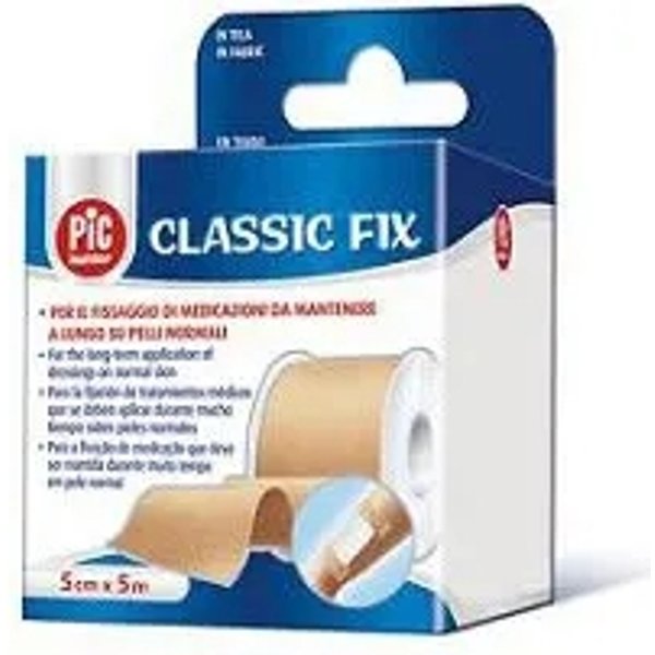 Pic Cerotto In Rocchetto In Tela Classic Fix Con Fustella 5 Cm X 5 Mt-image