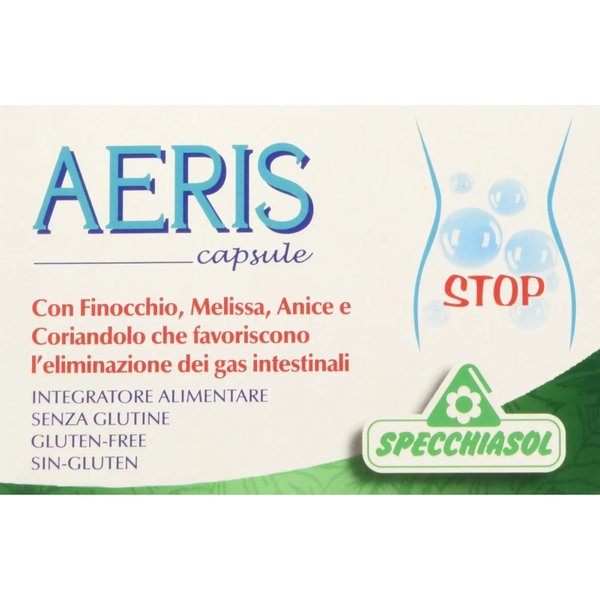 aeris 30 capsule - integratore utile in caso di aereofagia-image