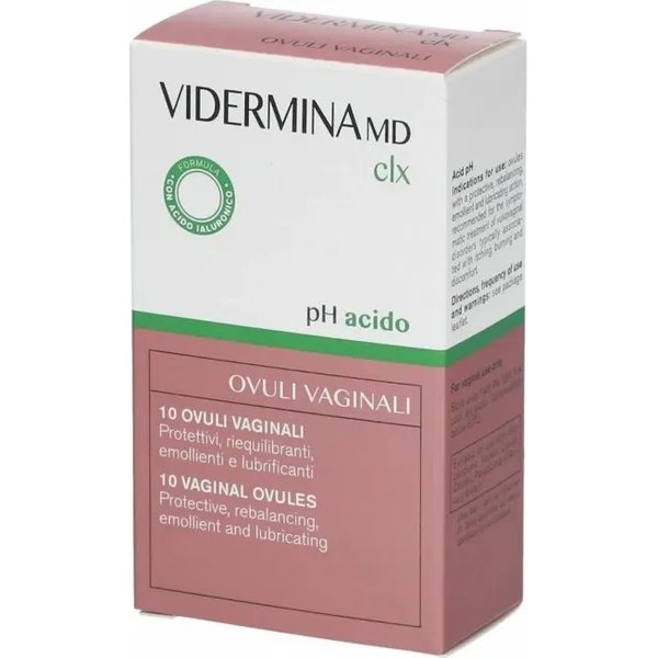 Institute Ganassini Vidermina Clx Md Ph Acido - 10 Ovuli Vaginali-image