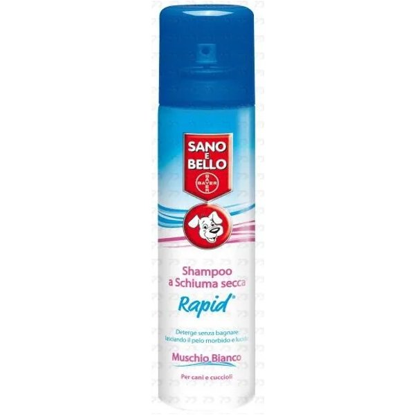 Bayer Italia Shampoo Secco Schiuma Sano E Bello E Rapid 300 Ml-image