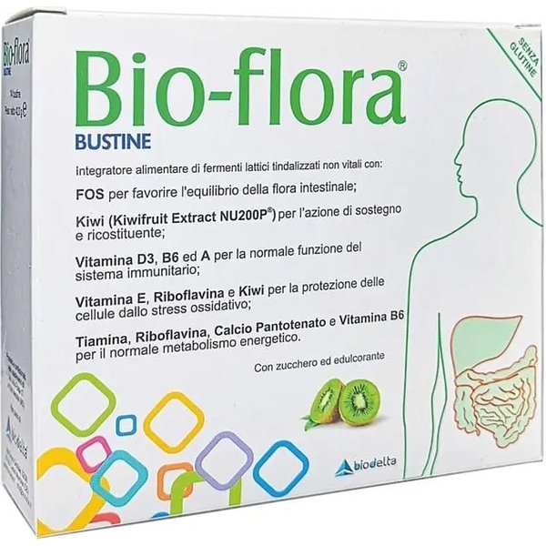 bio-flora 14 bustine da 3 g integratore per l'equilibrio della flora batterica intestinale-image