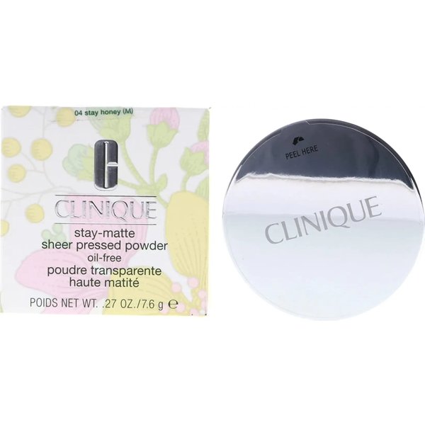 Clinique Stay-Matte Sheer Pressed Powder Oil-Free - Cipria Compatta N. 04 Stay Honey-image