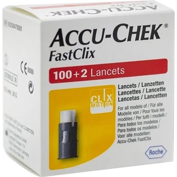 Accu-Chek Fastclix - 102 Lancette Pungidito Per La Misurazione Della Glicemia-image