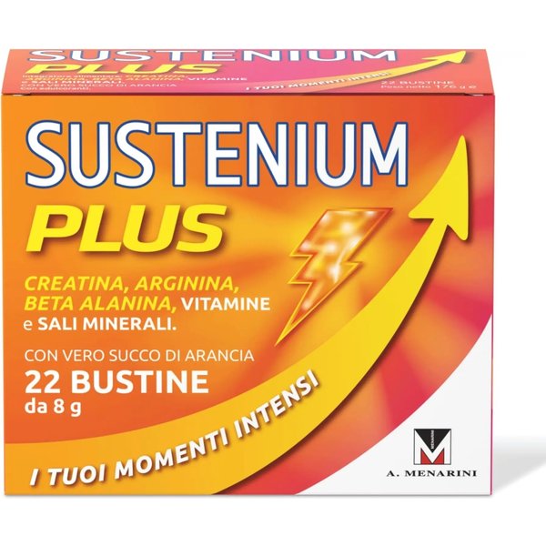 Sustenium Plus Intensive Formula 22 Bustine - Integratore Di Creatina E Arginina-image