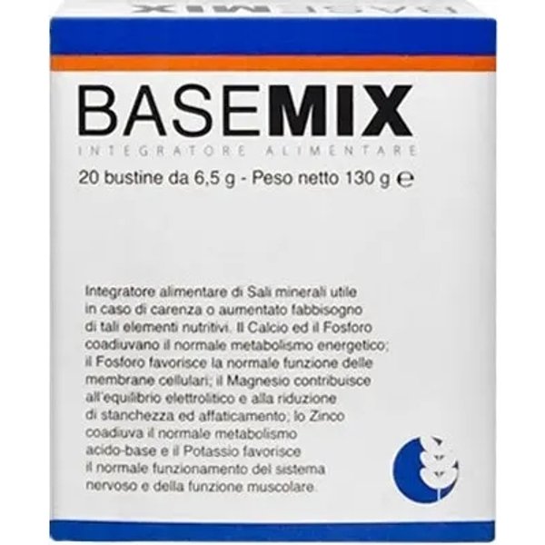 Basemix 20 Bustine - Integratore A Base Di Sali Minerali-image
