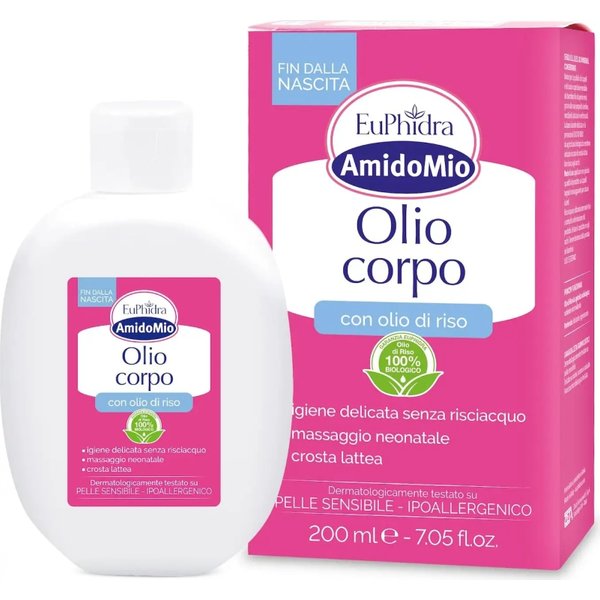 amidomio - olio corpo detergente rinfrescante con olio di riso 200 ml-image