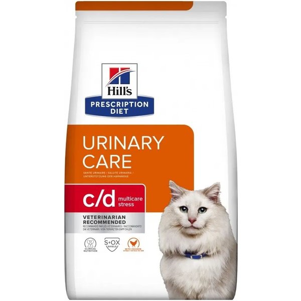 Hill's Prescription Diet C/D Feline Urinary Stress Mangime Secco Gusto Pollo Gr. 400-image