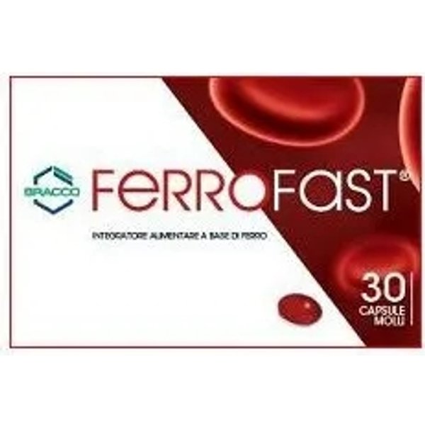 ferrofast 30 capsule molli integratore alimentare-image