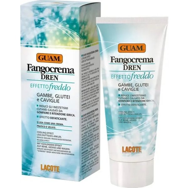 Guam Fangocrema Dren Effetto Freddo Gambe Glutei Caviglie 200 Ml-image