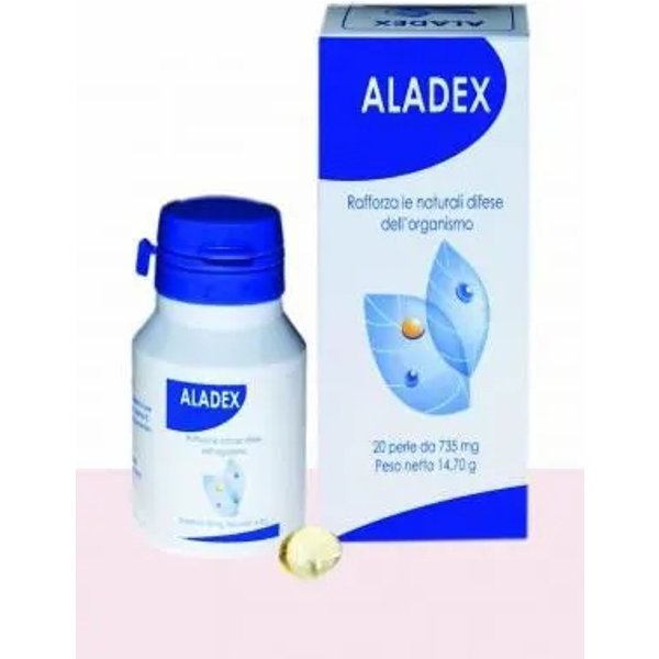 aladex 20 perle - integratore alimentare aiuta a rafforza le naturali difese dell'organismo-image