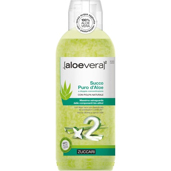 Zuccari Aloevera2 Succo Puro D'aloe 1 Lt - Integratore Depurativo-image