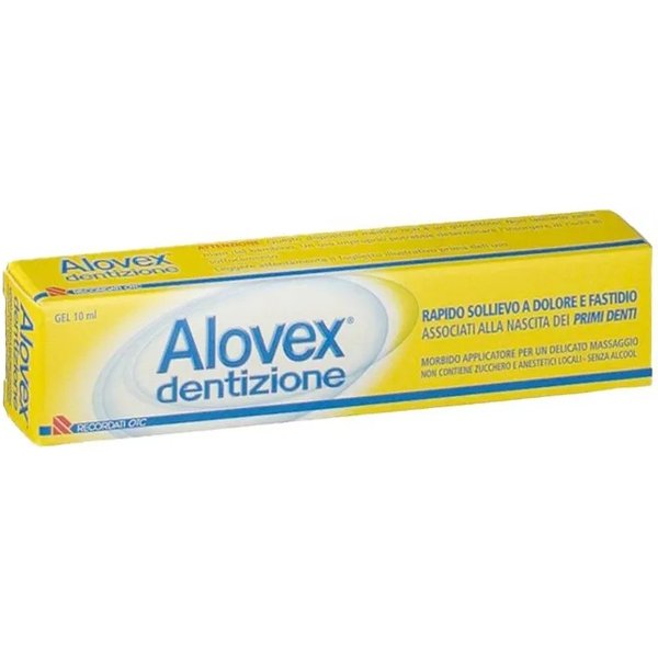 Recordati Alovex Dentizione Gel Per Il Sollievo E Dolore Dei Primi Dentini 10 Ml-image