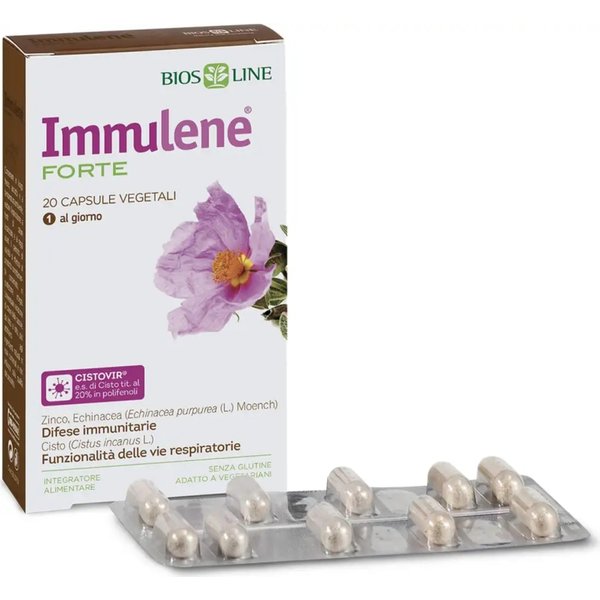 Immulene Forte 20 Capsule - Integratore Per Le Difese Immunitarie-image