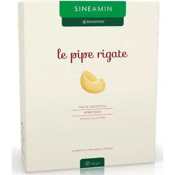 sineamin pipe rigate - pasta aproteica senza glutine 500 g-image