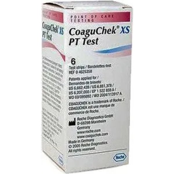Roche Coaguchek Xs Pt Test - 6 Strisce Reattive Per La Misurazione Dell'inr-image