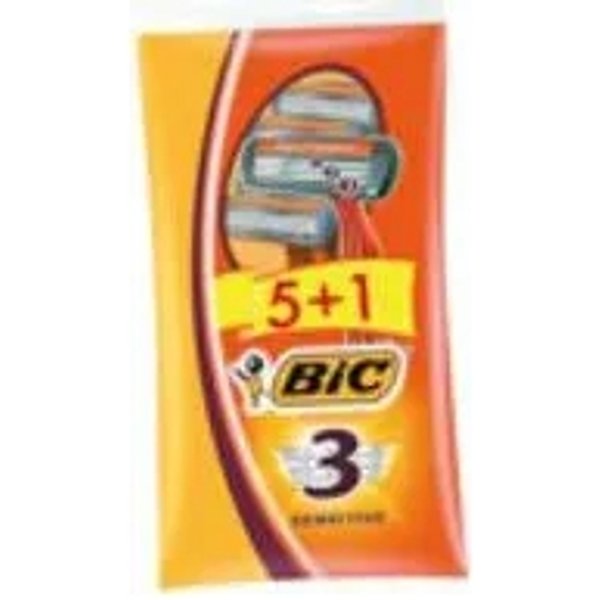 Bic Rasoio Barba Trilama 1 Confezione 5+1 Rasoi-image
